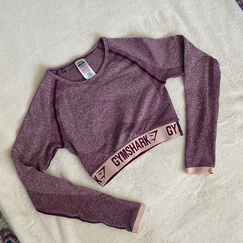 Gym Shark Cropped Long Sleeve